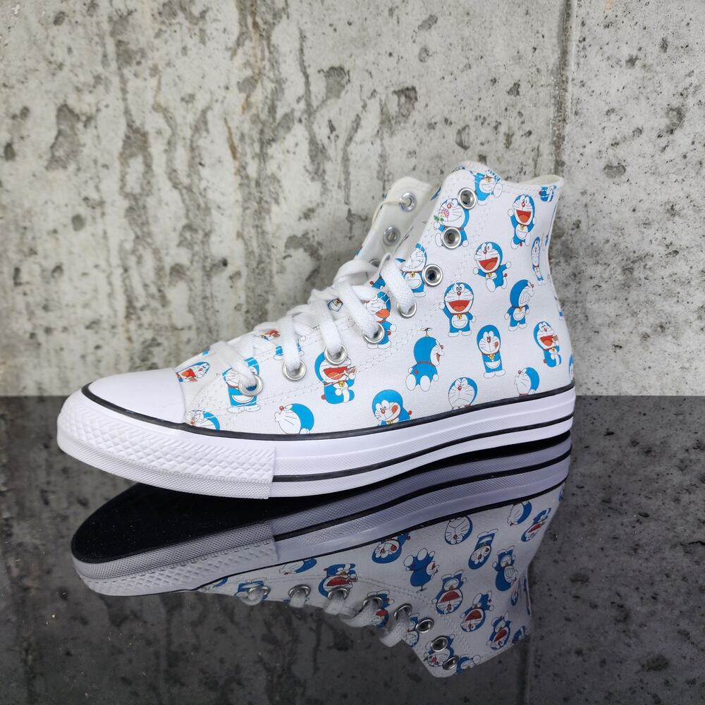 Converse x Doraemon Chuck Taylor All Star Hi Men's 8.5 White A15791C